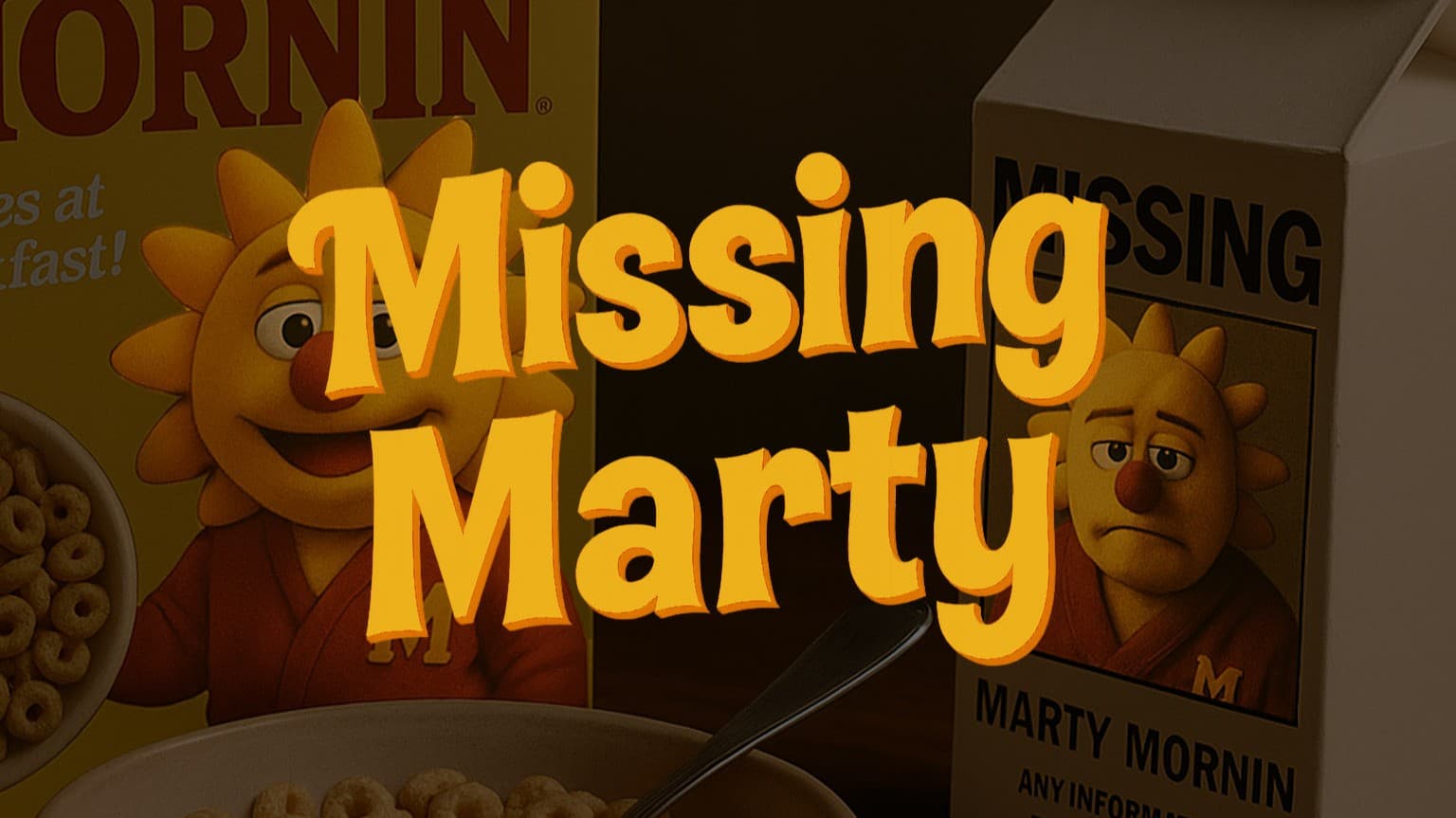 Time Traveler Ad Mascot - Missing Marty